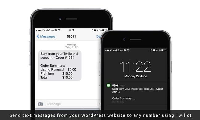 Uno de nuestros complementos de SMS de WordPress favoritos: WP SMS: SMS