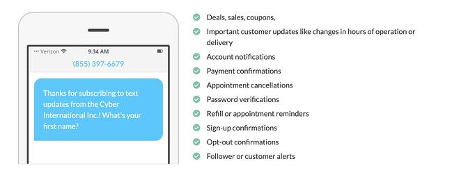 Uno de nuestros complementos de SMS de WordPress favoritos: Textedly