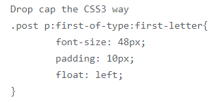 Usando CSS3 para agregar iniciales a las publicaciones de WordPress