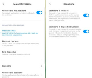 ubicación de Android