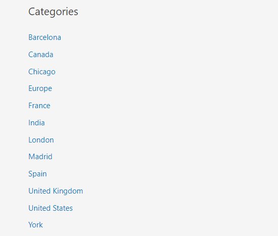 Cómo agregar categorías y subcategorías en WordPress