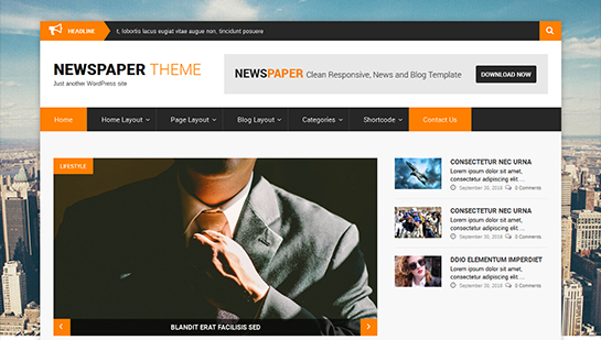 Tema de WordPress para periódico