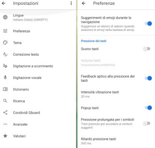 Sonido de tecla de Android Teclas de Android