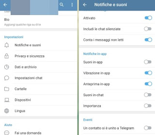 Tonos de chat de Telegram chat de telegrama