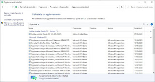 eliminar actualizaciones