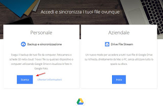 Descargar Google Drive Una computadora con Google Drive