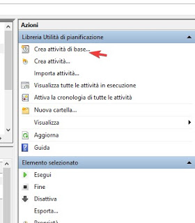 Crear tareas básicas de Windows