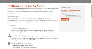 Sitio web de FreeNumber número gratuito