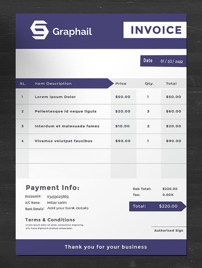 ejemplos de membretes con logotipo: ejemplo de un color