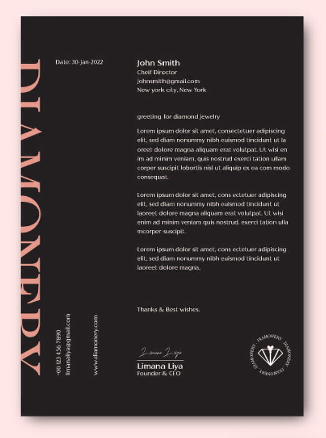 ejemplos de membrete con logotipo: ejemplo de fuente