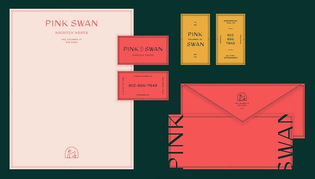 Ejemplos de membretes con logo: color de fondo de muestra