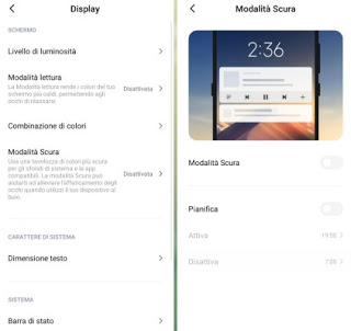 Tema oscuro de Xiaomi modo oscuro androide