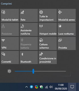 Modo avión de Windows plano de ventana