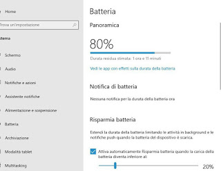 ahorrar batería batería de ventanas