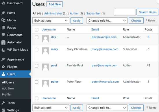 Cómo cambiar el autor de una publicación en WordPress