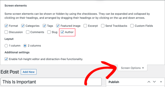 Cómo cambiar el autor de una publicación en WordPress
