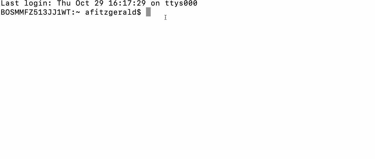La dirección IP del sitio web que busca en Terminal en su Mac