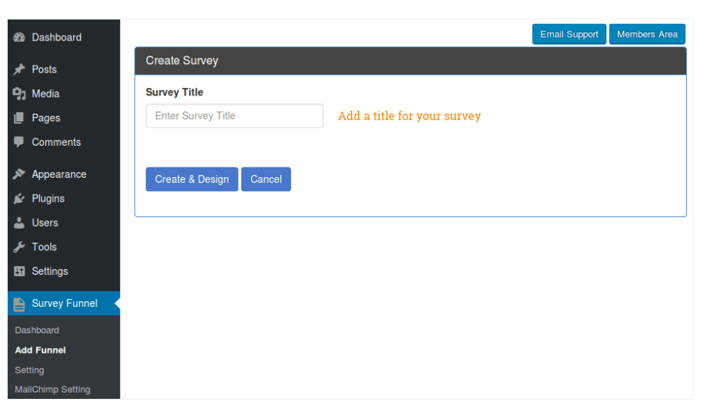 Título de MailChimp