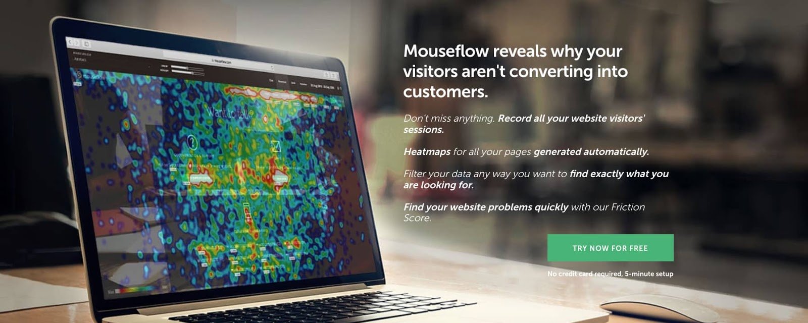 mejores complementos de mapa de calor de wordpress: mouseflow