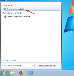 Programas predeterminados de Windows 7 Programas predeterminados en Windows 7