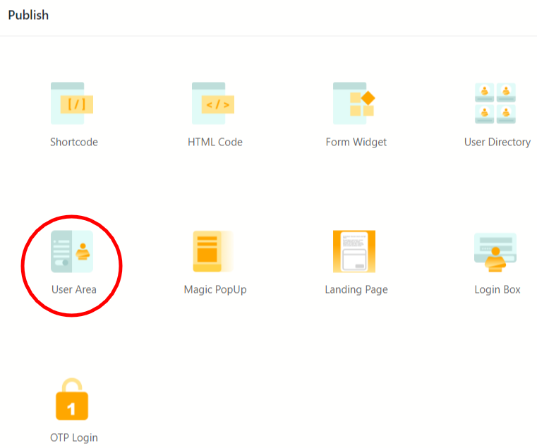 página de perfil de usuario personalizada