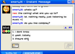 emily se ha ido chat en el juego