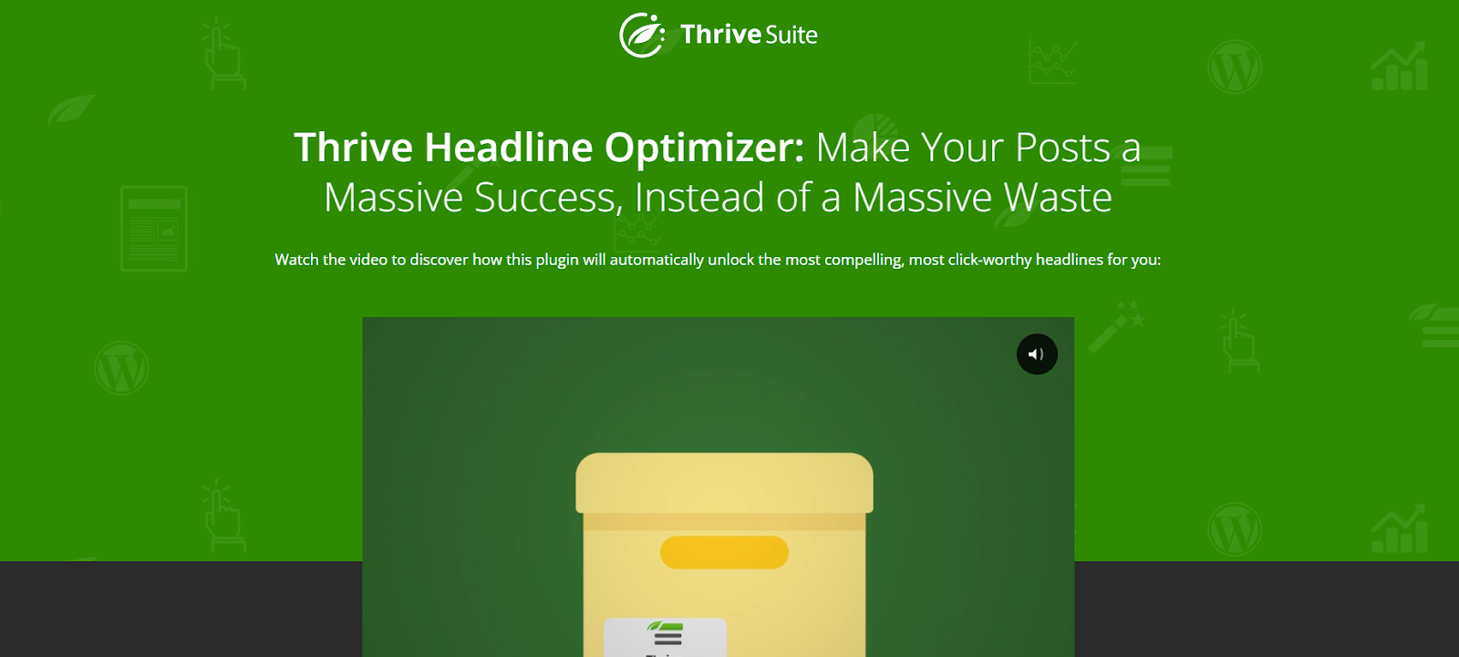 Thrive Headline Optimizer A / b Complemento de prueba de WordPress