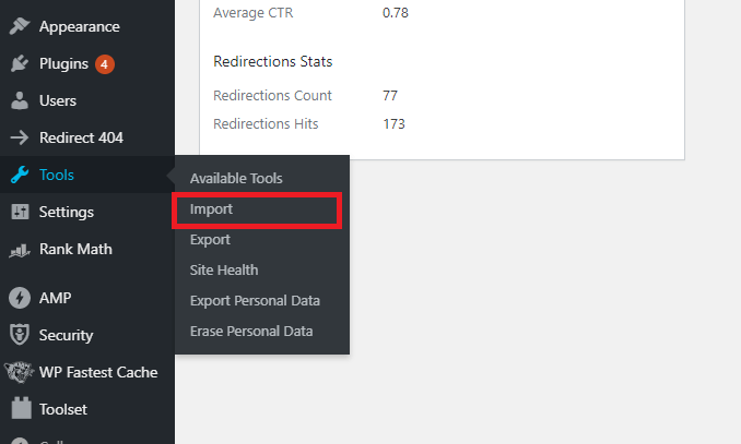 Haga una copia de seguridad del contenido de su blog en su sitio de WordPress