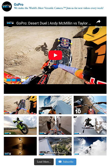 Canales para YouTube