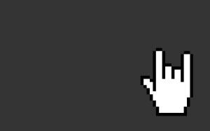 Rock On, mano de píxel