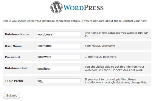 Instalar WordPress