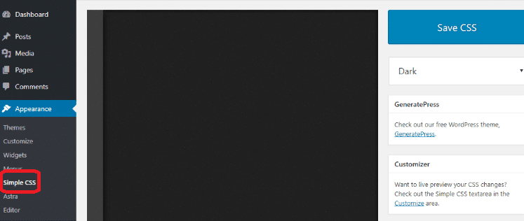 Agregar CSS personalizado