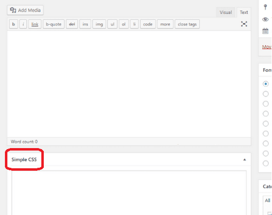 Agregar CSS personalizado