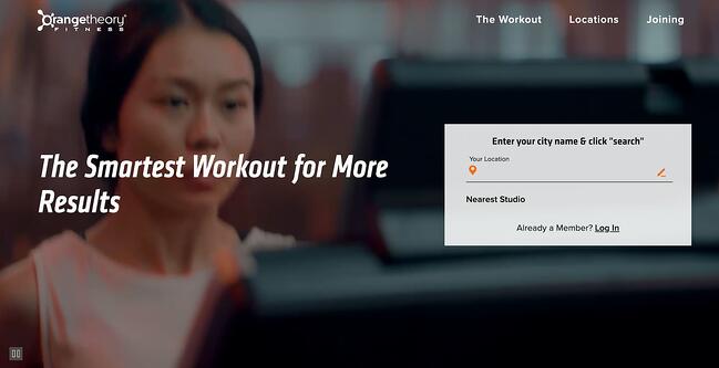 naranja orangetheory fitness página de inicio