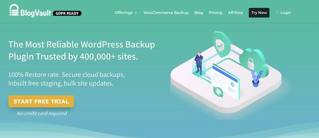 Complemento de copia de seguridad de blogvault wordpress