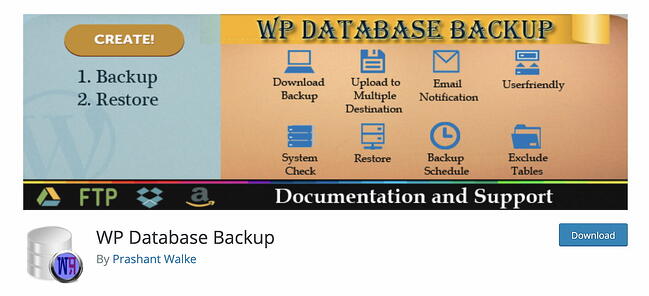 Complemento para respaldar la base de datos wp en formato wordpress