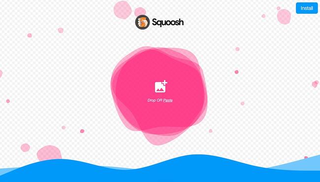 una herramienta squoosh para cambiar el tamaño de las imágenes sin perder calidad