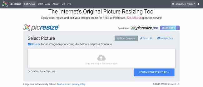 Cambiar el tamaño de una imagen con la herramienta Resizing.app