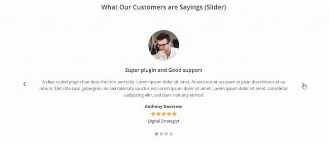 plugin de demostración wordpress testimonios testimonios reales