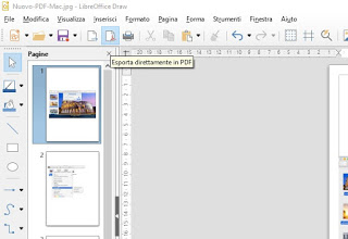 Crear PDF LibreOffice Sorteo de LibreOffice