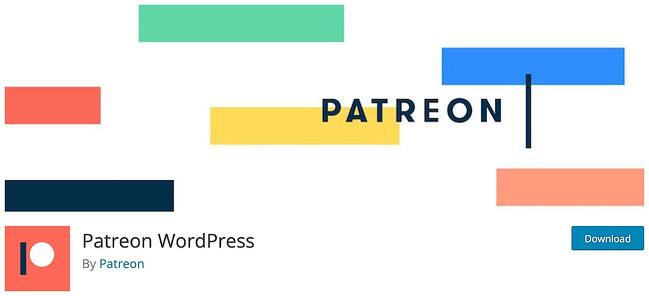 página de descarga del plugin de wordpress crowdfunding patreon wordpress