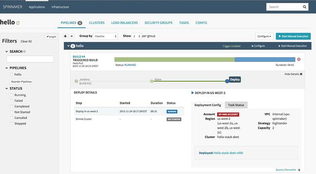 Interfaz de spinnaker