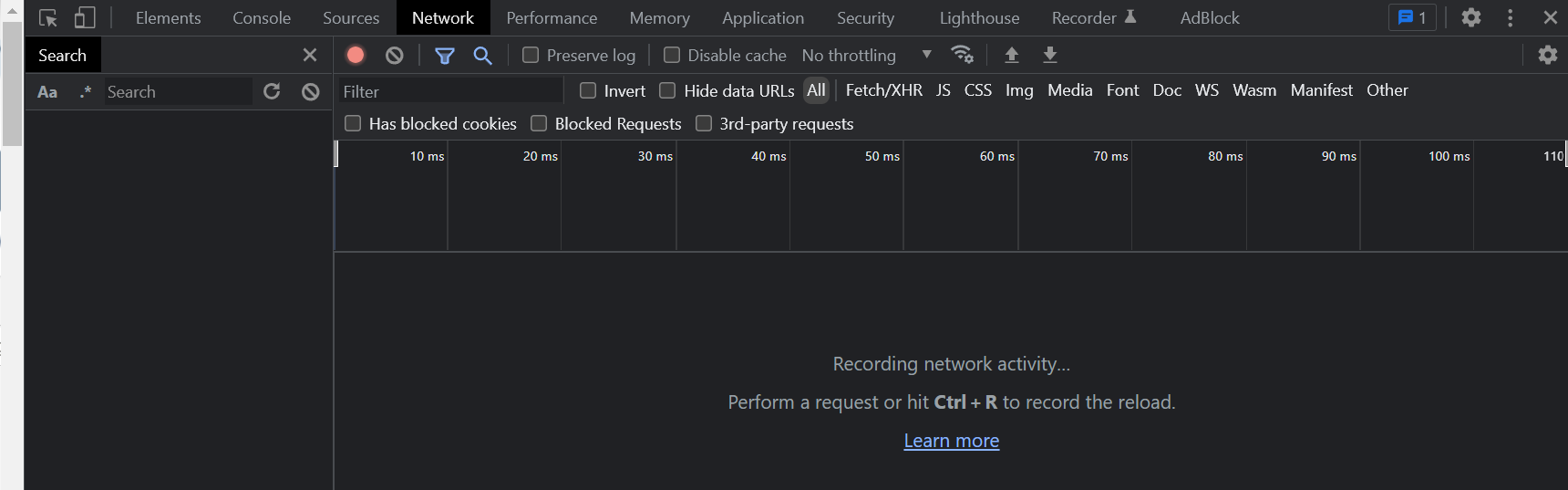 Herramientas de desarrollo en Chrome. 
