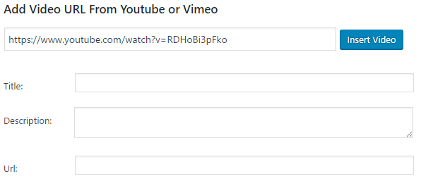 Añadir un vídeo