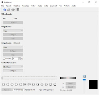 Aplicación de Windows Avidemux Ventanas Avidemux
