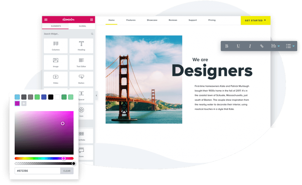 página del producto para elementor wordpress plugin