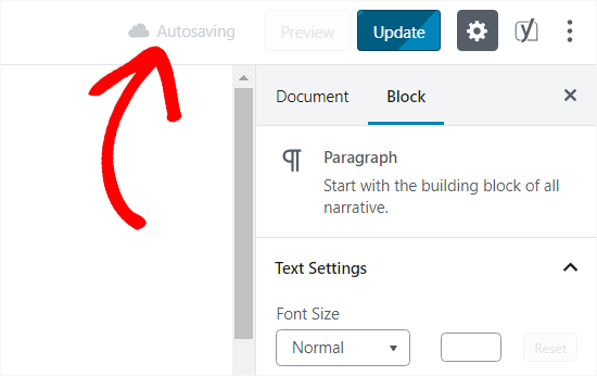 deshacer cambios de WordPress