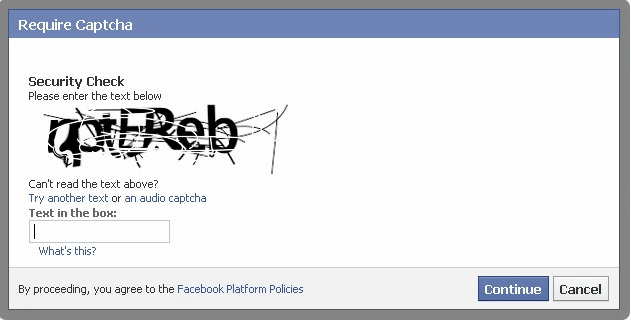 Ejemplo de verificación de captcha