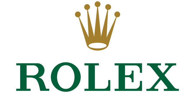 tipos de fuente: el logotipo de rolex usa fuentes serif