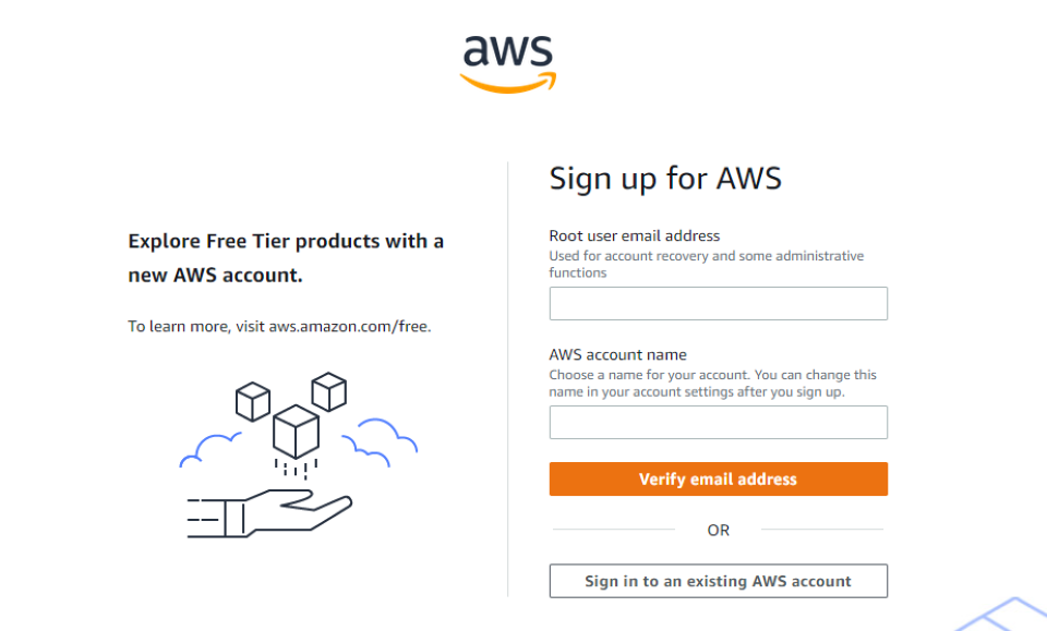 Crear una cuenta de AWS